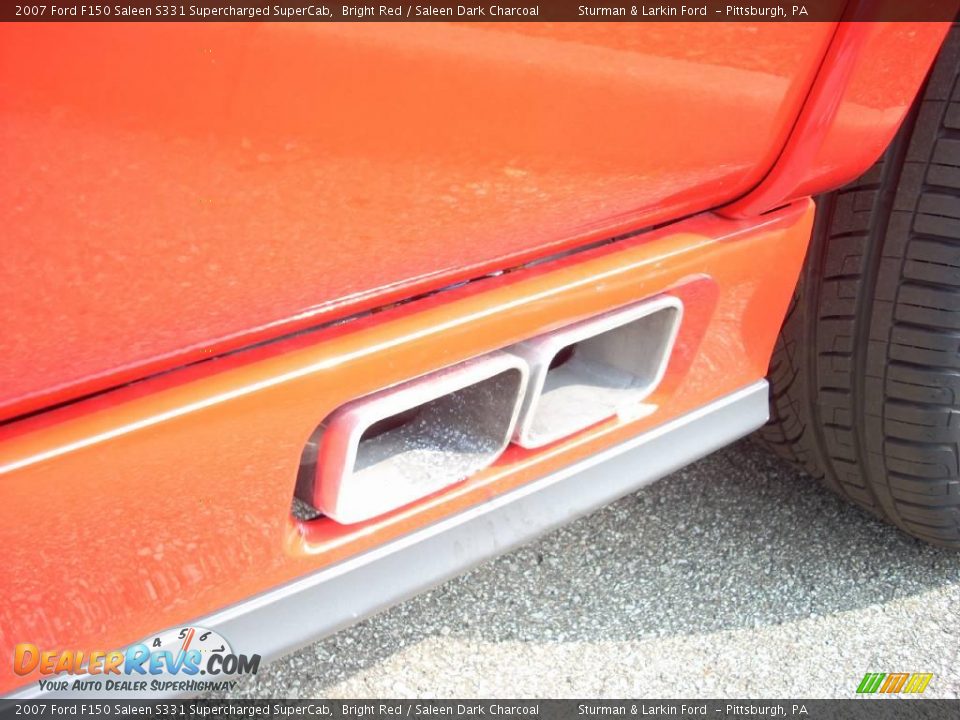 Bright Red 2007 Ford F150 Saleen S331 Supercharged SuperCab Photo #12