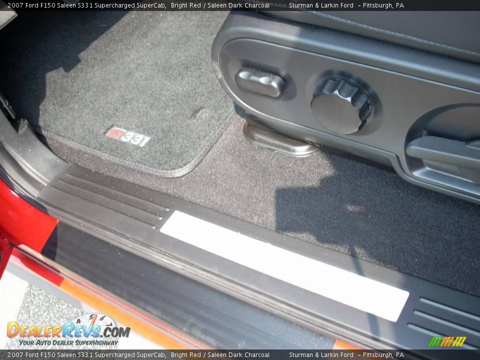 2007 Ford F150 Saleen S331 Supercharged SuperCab Bright Red / Saleen Dark Charcoal Photo #16