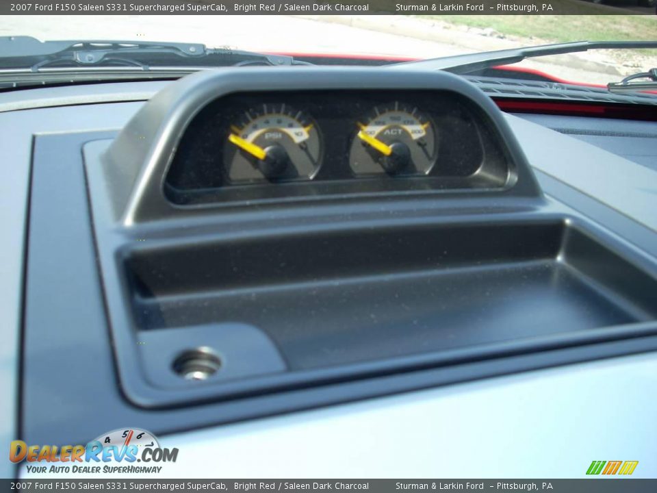 2007 Ford F150 Saleen S331 Supercharged SuperCab Bright Red / Saleen Dark Charcoal Photo #19