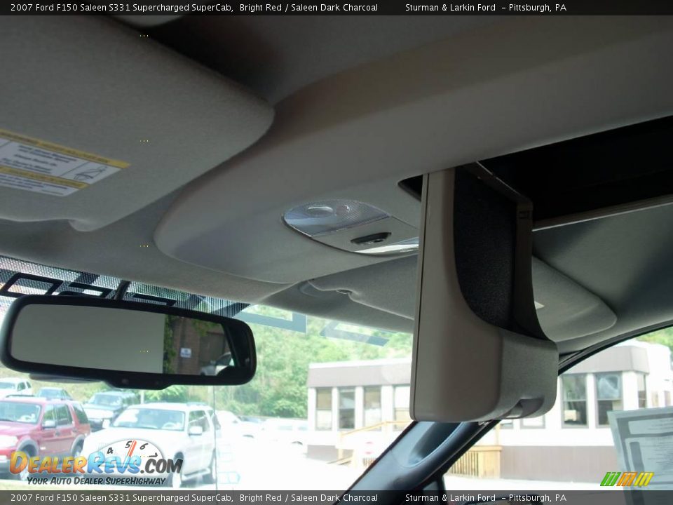 2007 Ford F150 Saleen S331 Supercharged SuperCab Bright Red / Saleen Dark Charcoal Photo #24