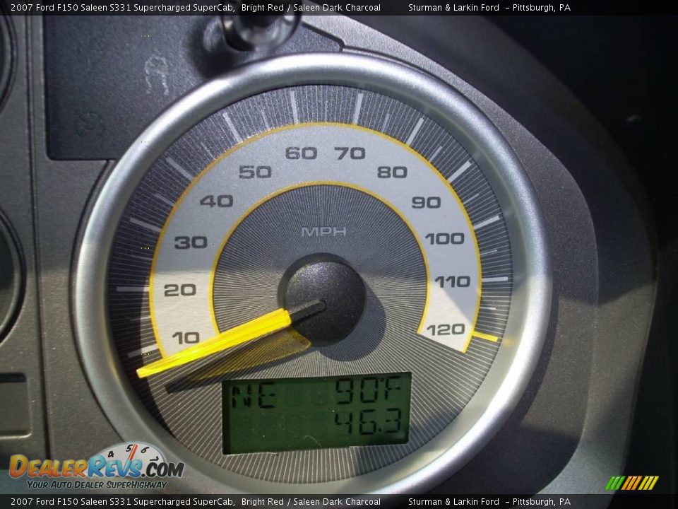 2007 Ford F150 Saleen S331 Supercharged SuperCab Bright Red / Saleen Dark Charcoal Photo #30