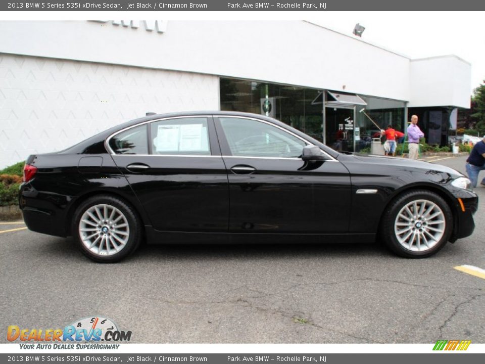 2013 BMW 5 Series 535i xDrive Sedan Jet Black / Cinnamon Brown Photo #2