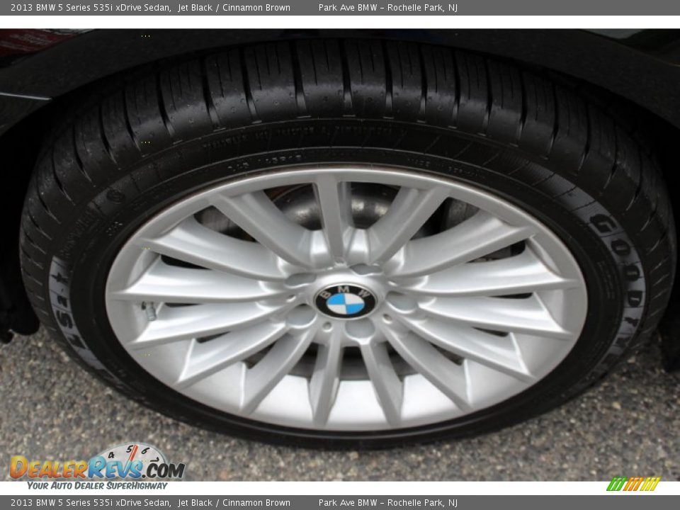 2013 BMW 5 Series 535i xDrive Sedan Jet Black / Cinnamon Brown Photo #33