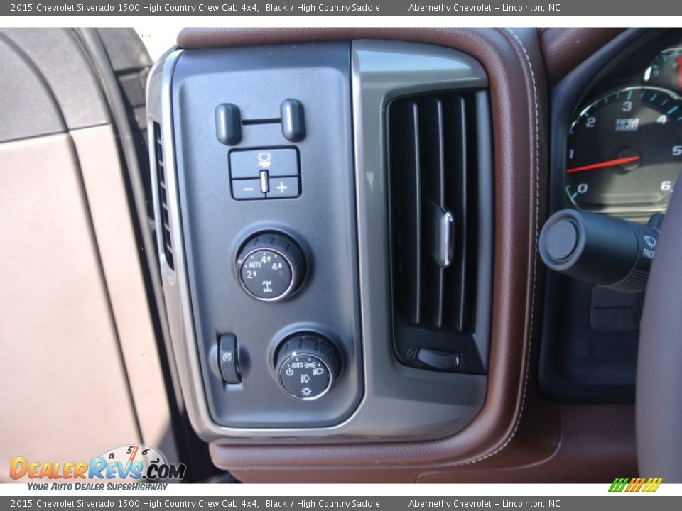 2015 Chevrolet Silverado 1500 High Country Crew Cab 4x4 Black / High Country Saddle Photo #10