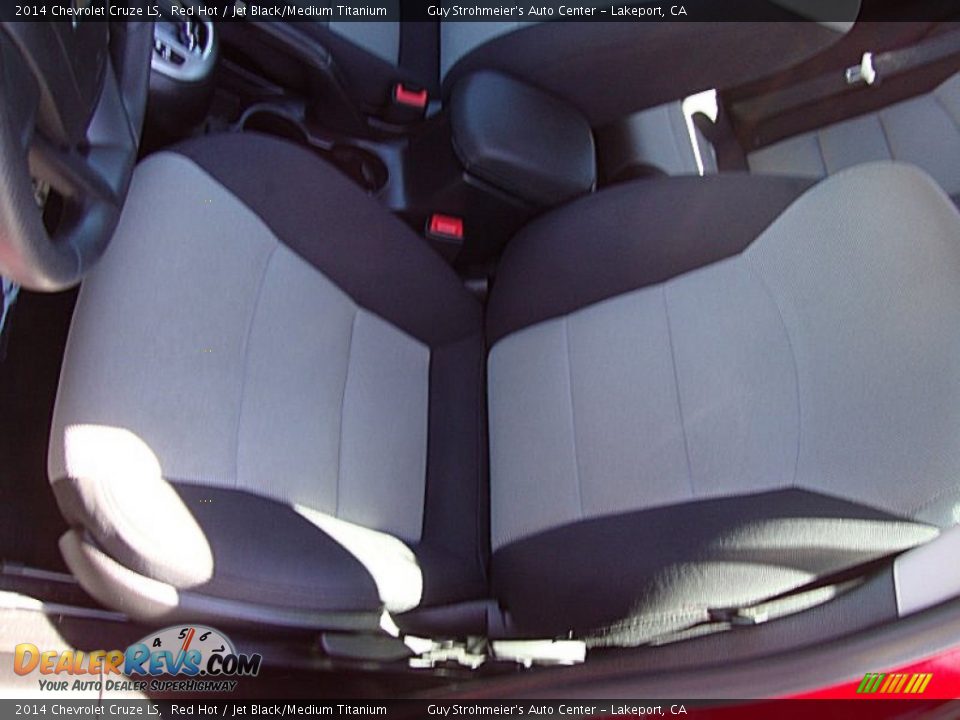 2014 Chevrolet Cruze LS Red Hot / Jet Black/Medium Titanium Photo #19