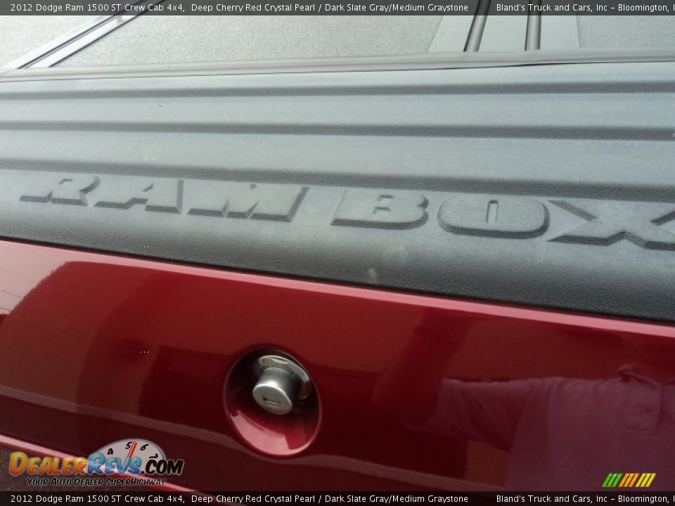 2012 Dodge Ram 1500 ST Crew Cab 4x4 Deep Cherry Red Crystal Pearl / Dark Slate Gray/Medium Graystone Photo #25