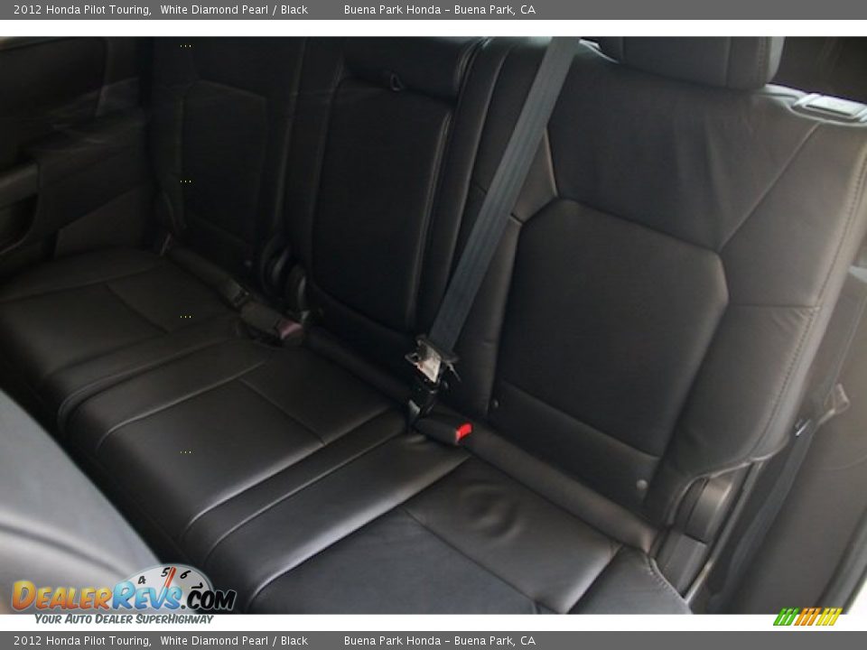 2012 Honda Pilot Touring White Diamond Pearl / Black Photo #16