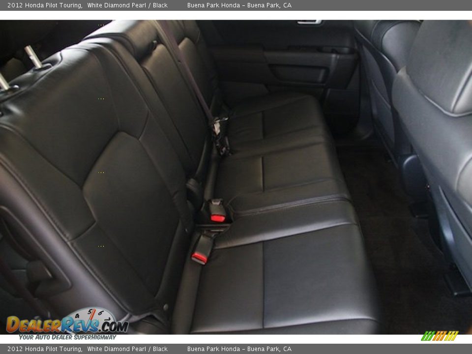 2012 Honda Pilot Touring White Diamond Pearl / Black Photo #19