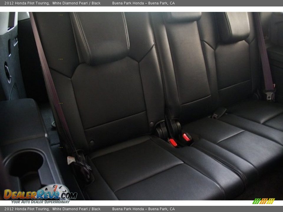 2012 Honda Pilot Touring White Diamond Pearl / Black Photo #20