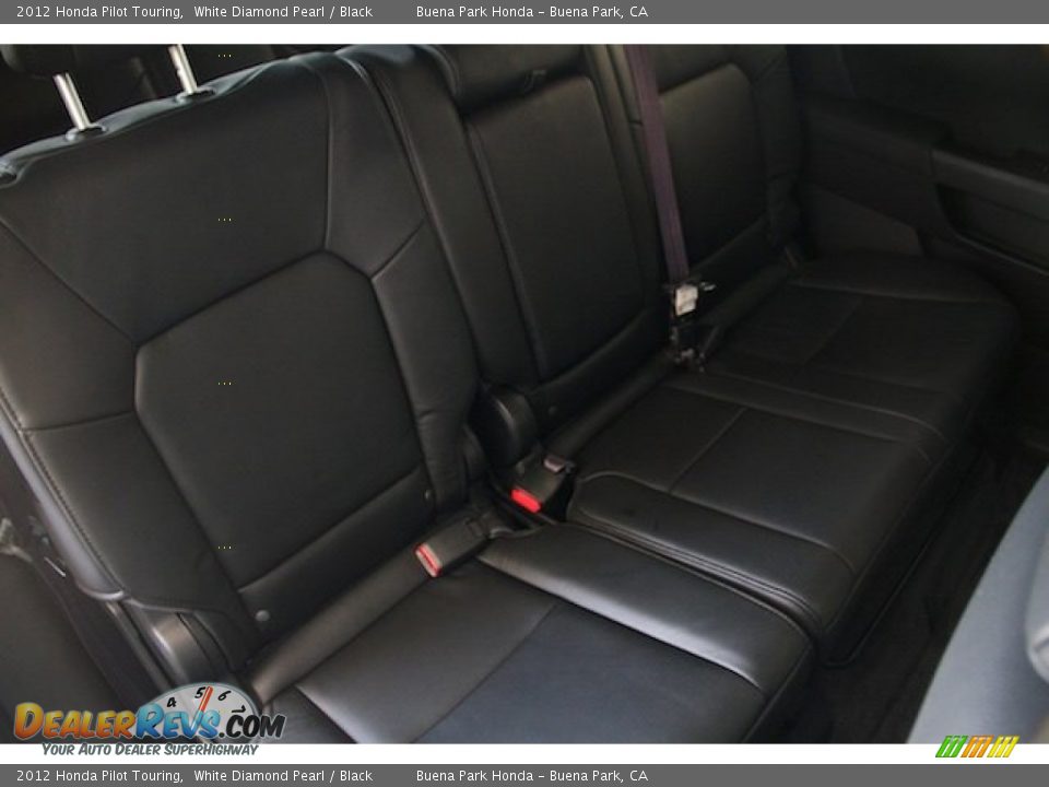 2012 Honda Pilot Touring White Diamond Pearl / Black Photo #21