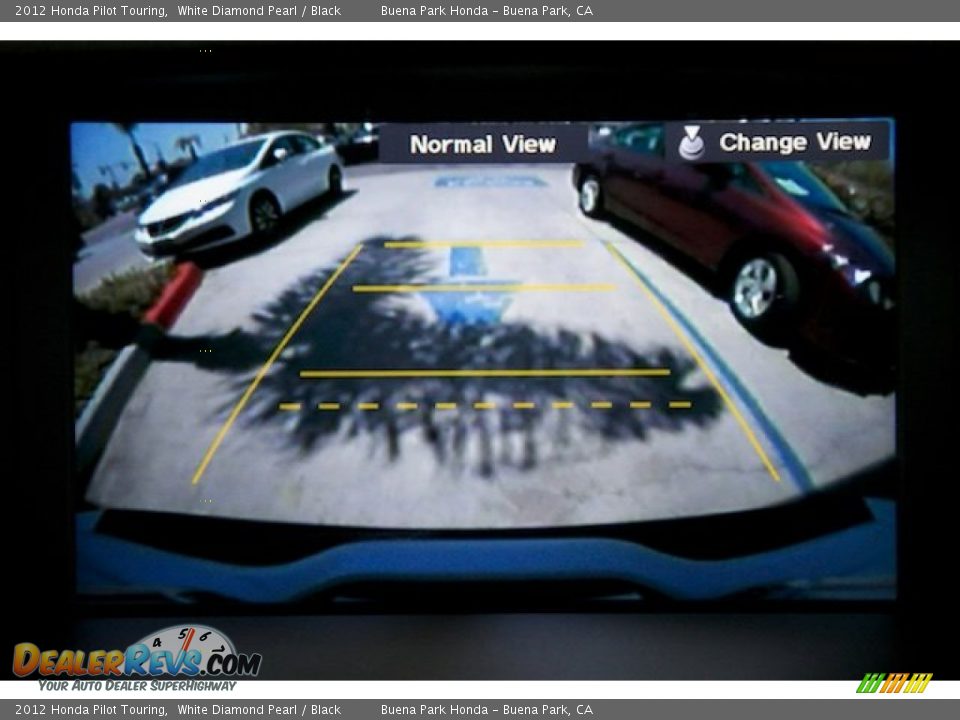 2012 Honda Pilot Touring White Diamond Pearl / Black Photo #25