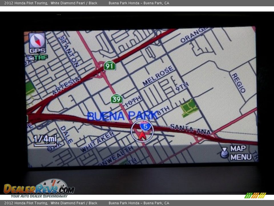 2012 Honda Pilot Touring White Diamond Pearl / Black Photo #26