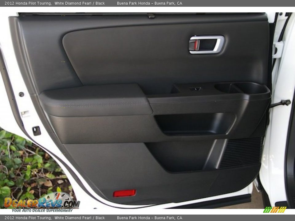2012 Honda Pilot Touring White Diamond Pearl / Black Photo #29
