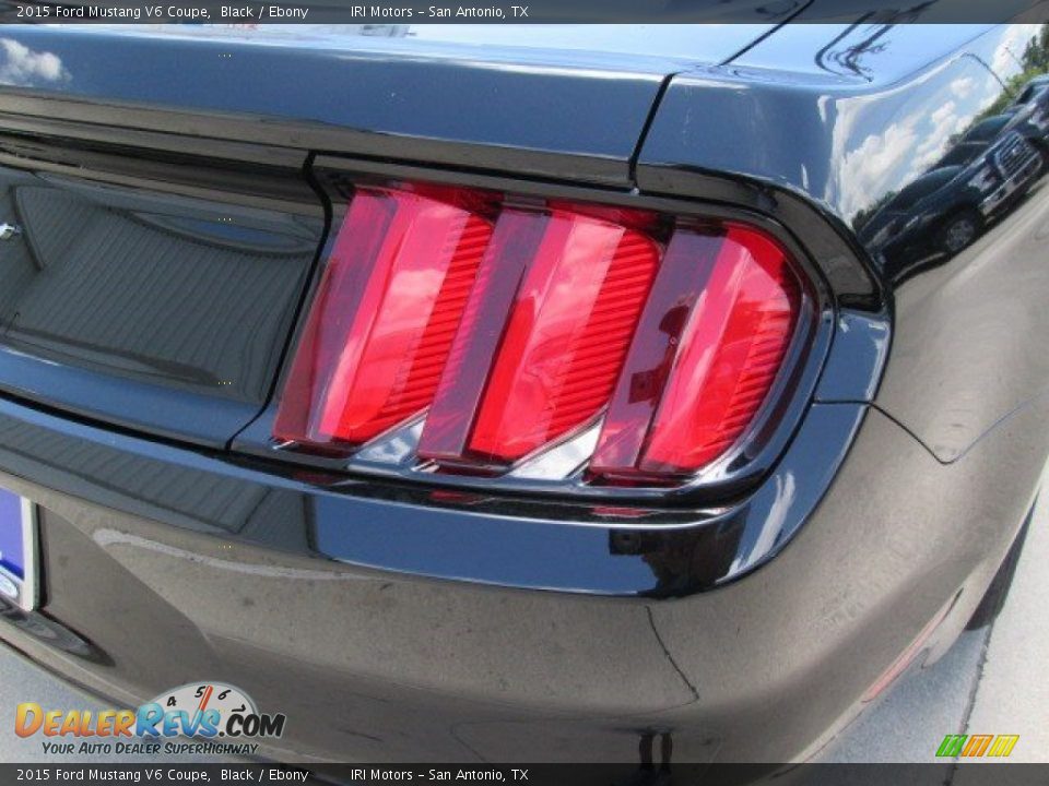 2015 Ford Mustang V6 Coupe Black / Ebony Photo #7