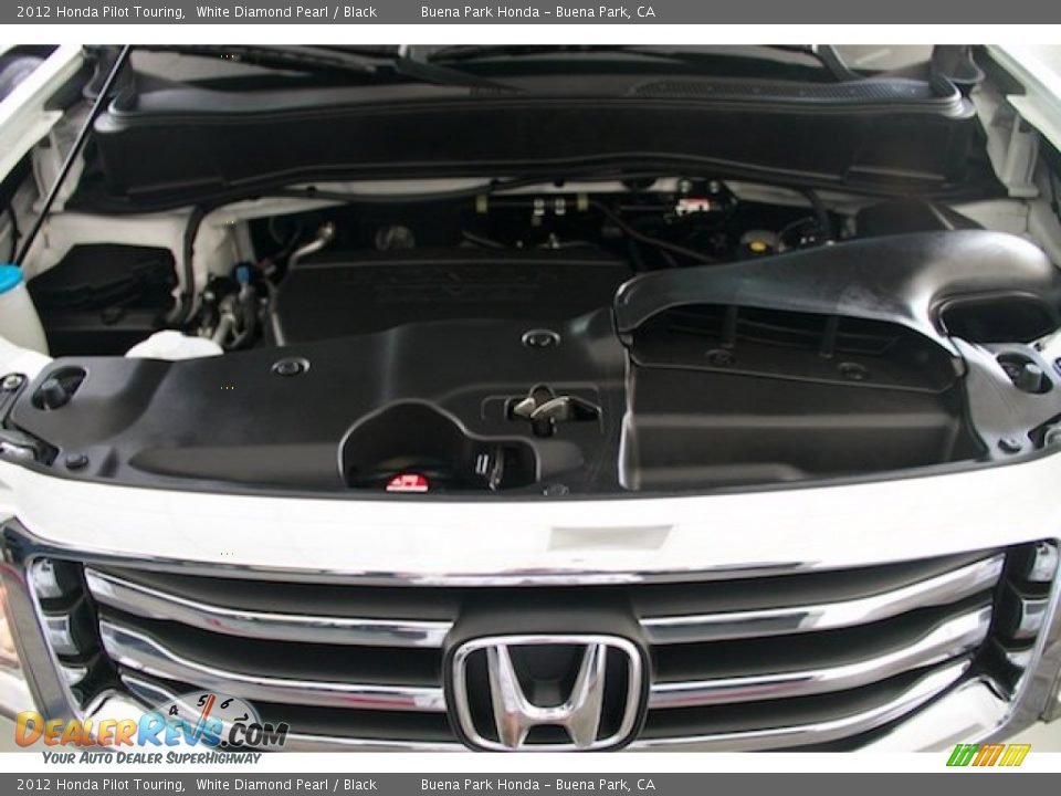 2012 Honda Pilot Touring White Diamond Pearl / Black Photo #32