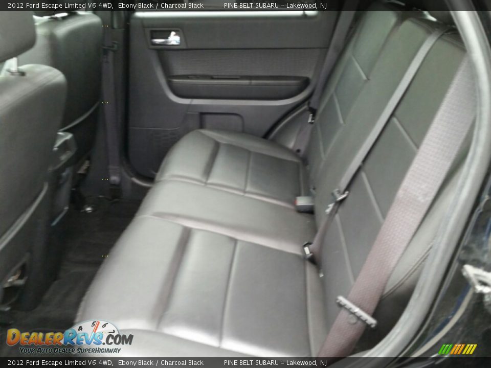 2012 Ford Escape Limited V6 4WD Ebony Black / Charcoal Black Photo #13