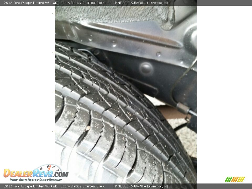 2012 Ford Escape Limited V6 4WD Ebony Black / Charcoal Black Photo #24