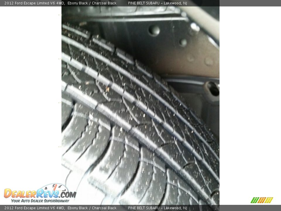 2012 Ford Escape Limited V6 4WD Ebony Black / Charcoal Black Photo #25