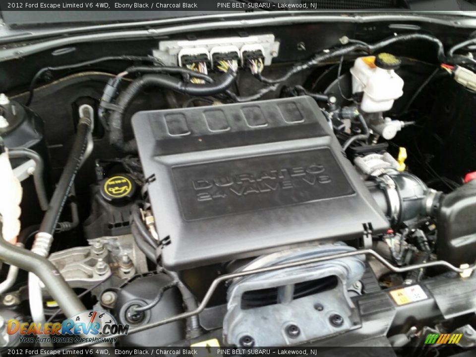 2012 Ford Escape Limited V6 4WD Ebony Black / Charcoal Black Photo #26