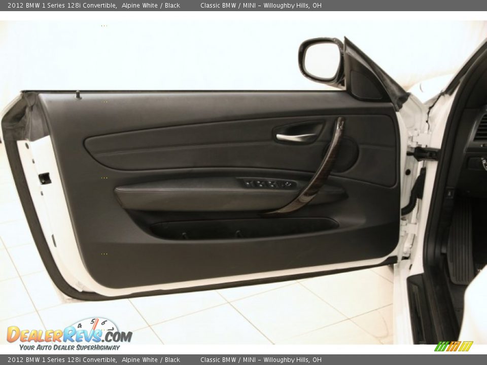 2012 BMW 1 Series 128i Convertible Alpine White / Black Photo #5