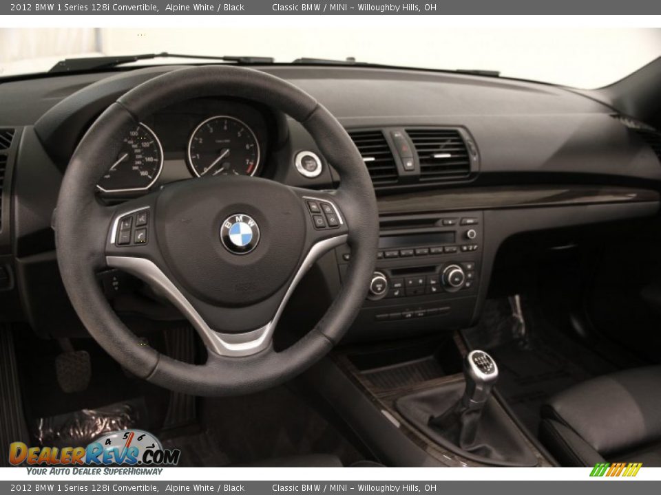 2012 BMW 1 Series 128i Convertible Alpine White / Black Photo #7