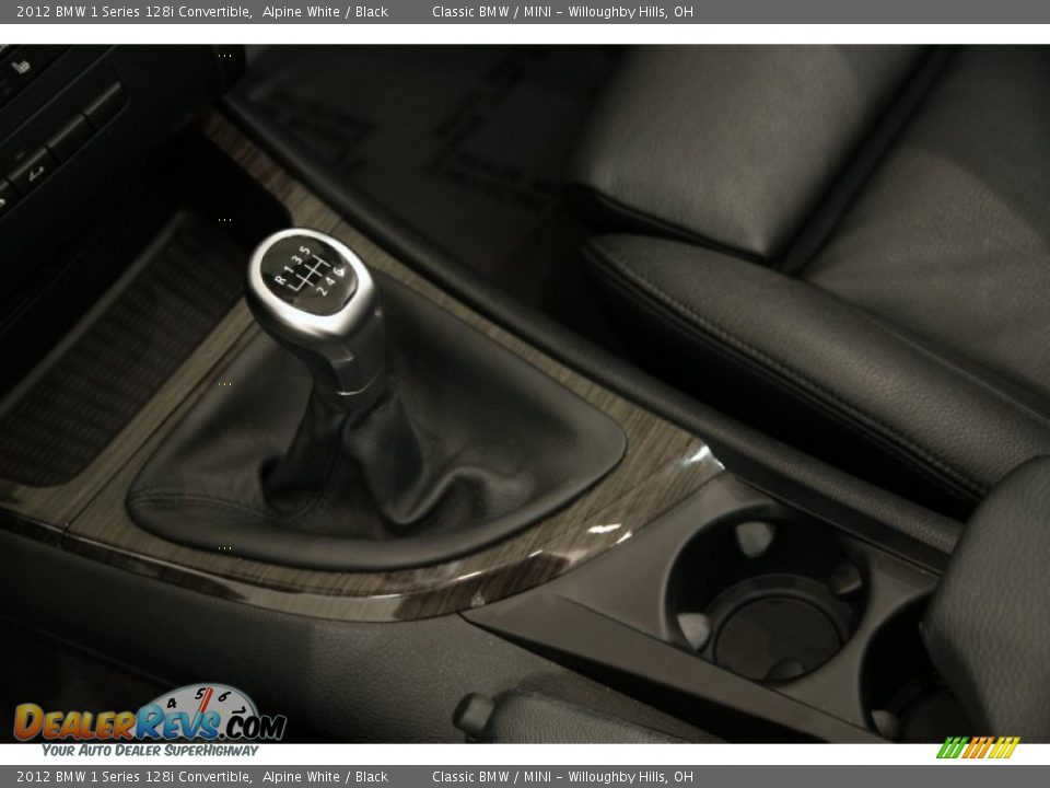2012 BMW 1 Series 128i Convertible Alpine White / Black Photo #11