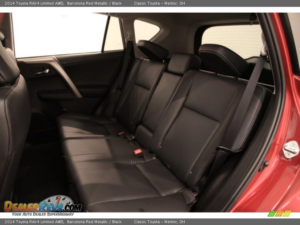 2014 Toyota RAV4 Limited AWD Barcelona Red Metallic / Black Photo #15