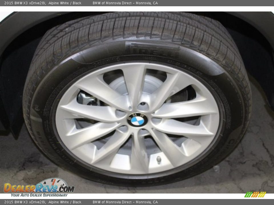 2015 BMW X3 xDrive28i Alpine White / Black Photo #4