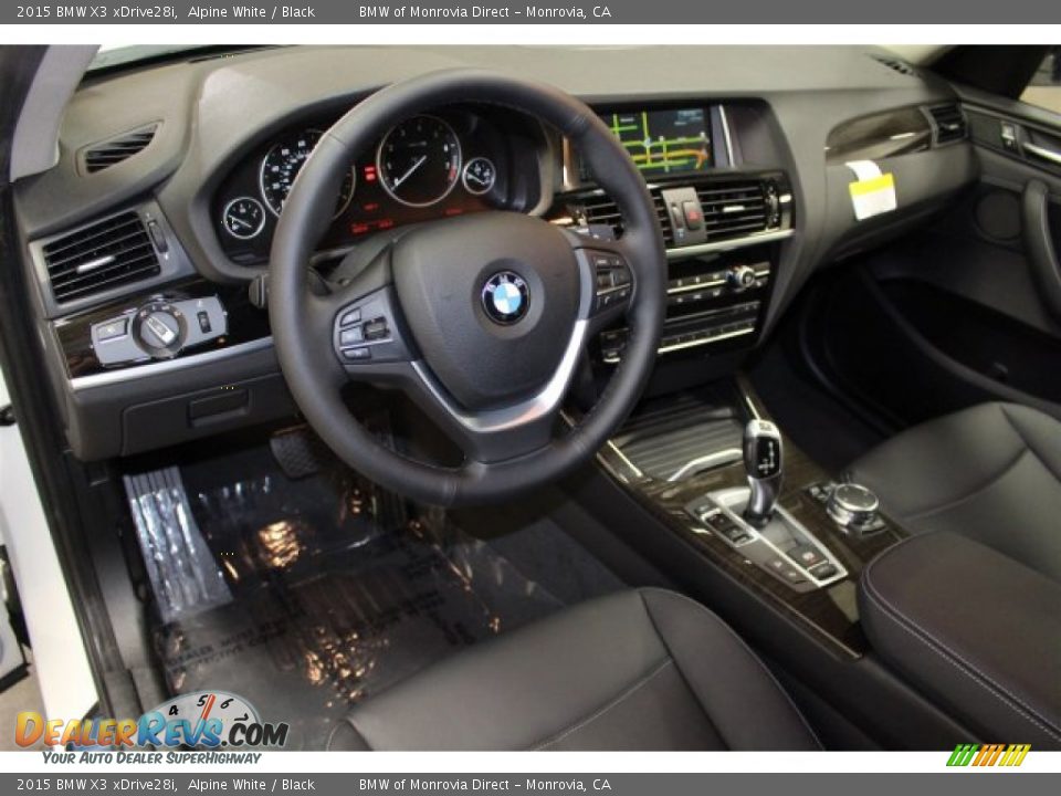 2015 BMW X3 xDrive28i Alpine White / Black Photo #7