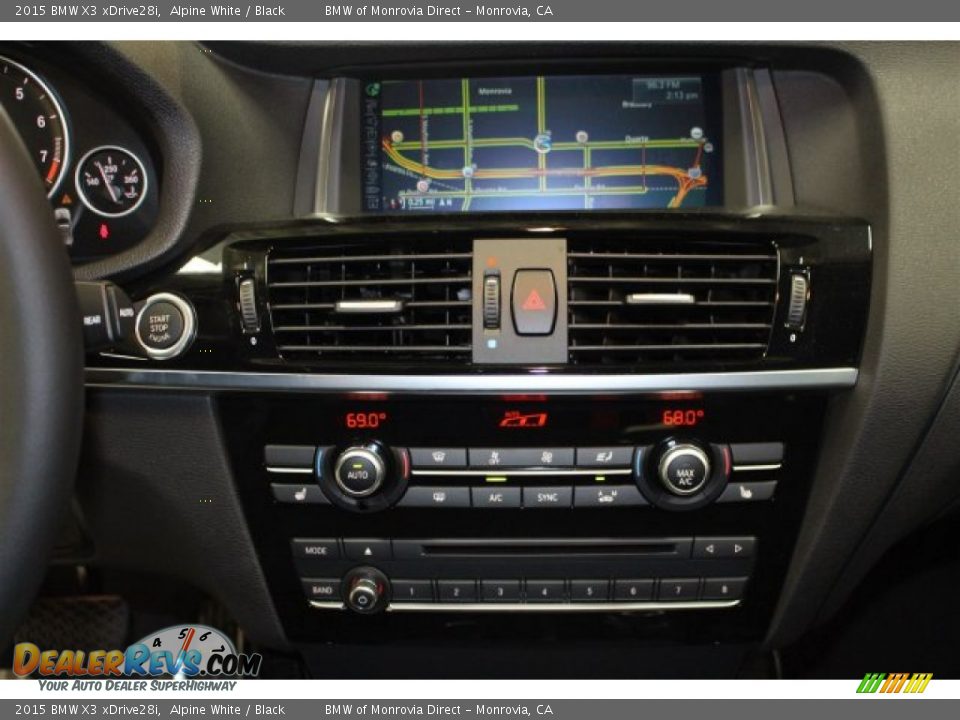 2015 BMW X3 xDrive28i Alpine White / Black Photo #8