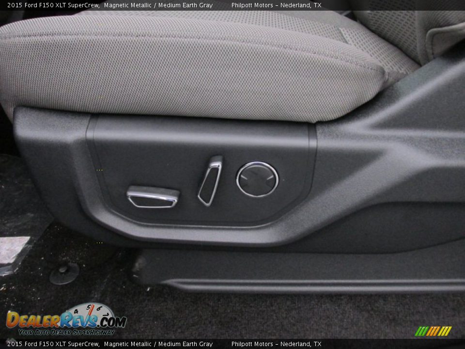 2015 Ford F150 XLT SuperCrew Magnetic Metallic / Medium Earth Gray Photo #23