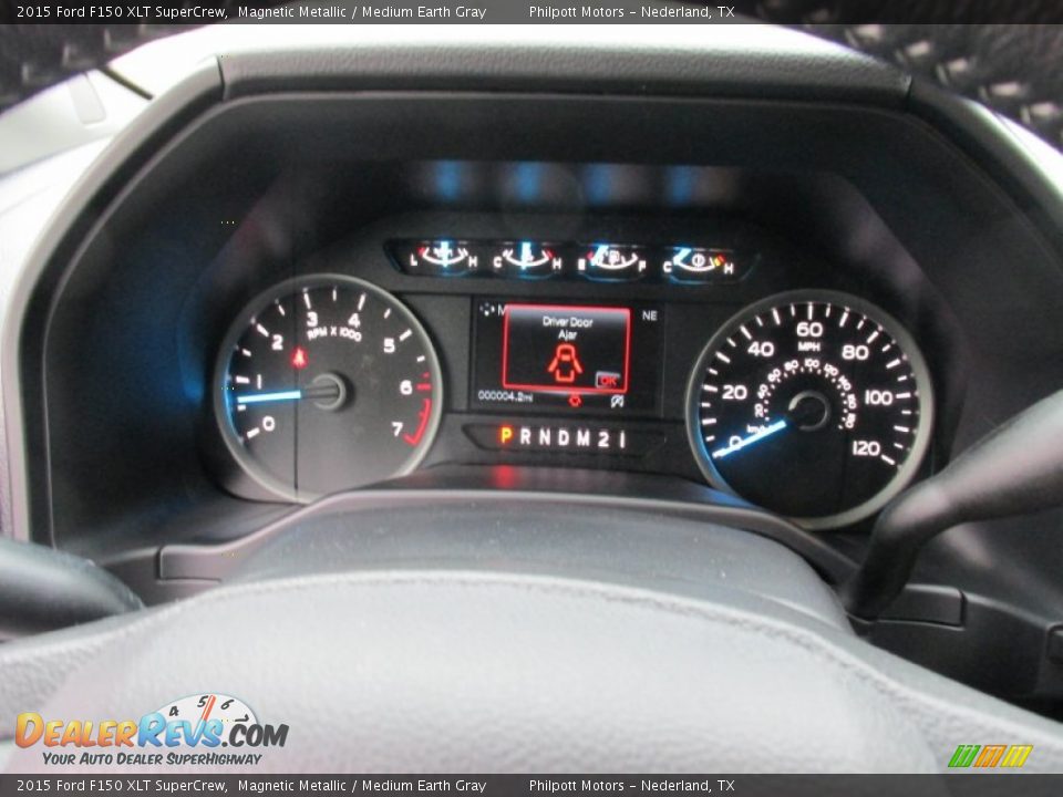2015 Ford F150 XLT SuperCrew Magnetic Metallic / Medium Earth Gray Photo #31