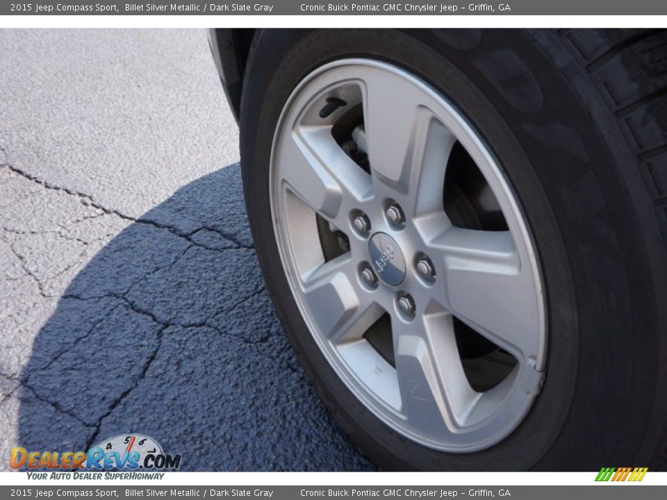 2015 Jeep Compass Sport Billet Silver Metallic / Dark Slate Gray Photo #13