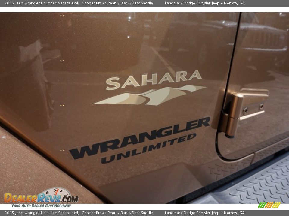 2015 Jeep Wrangler Unlimited Sahara 4x4 Copper Brown Pearl / Black/Dark Saddle Photo #7