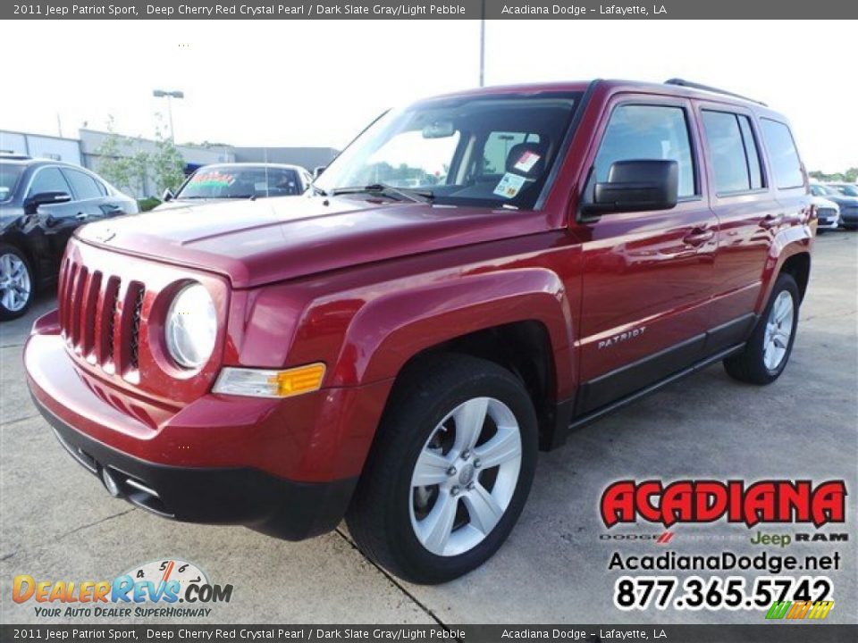 2011 Jeep Patriot Sport Deep Cherry Red Crystal Pearl / Dark Slate Gray/Light Pebble Photo #1