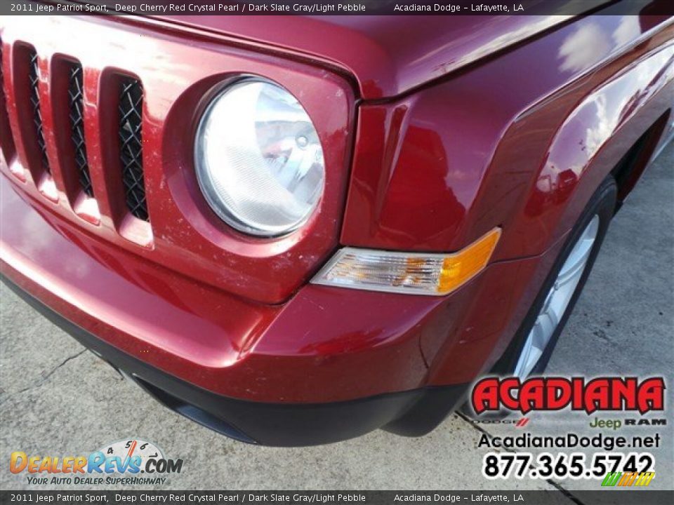 2011 Jeep Patriot Sport Deep Cherry Red Crystal Pearl / Dark Slate Gray/Light Pebble Photo #2