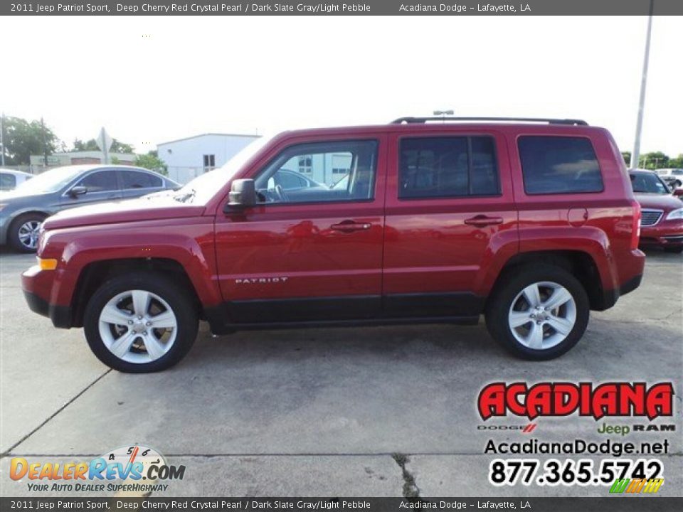2011 Jeep Patriot Sport Deep Cherry Red Crystal Pearl / Dark Slate Gray/Light Pebble Photo #3