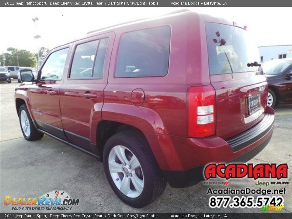 2011 Jeep Patriot Sport Deep Cherry Red Crystal Pearl / Dark Slate Gray/Light Pebble Photo #4