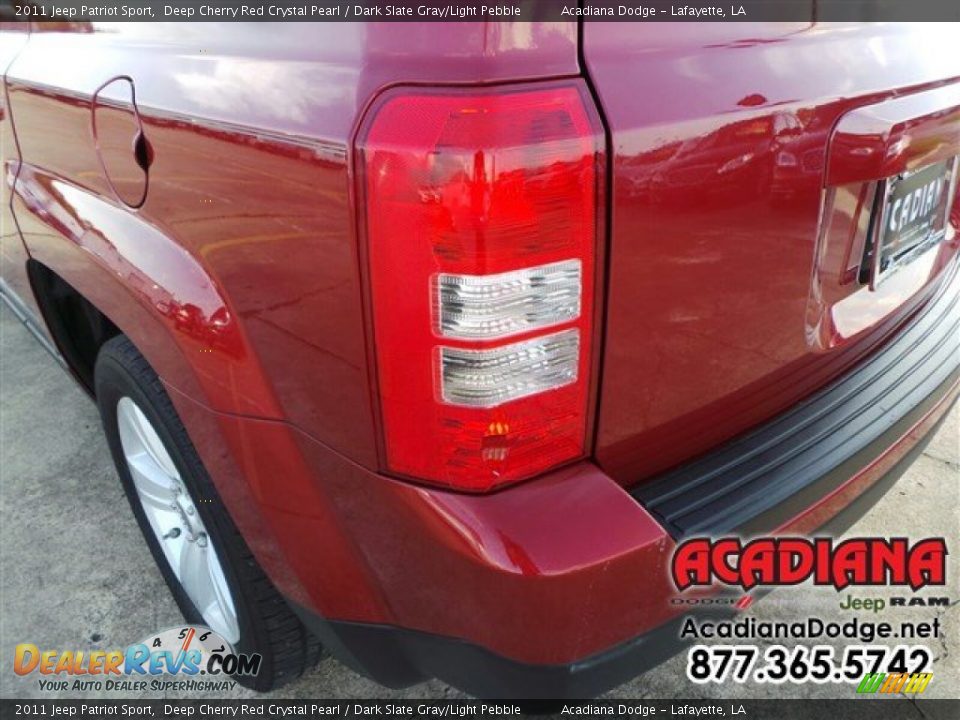2011 Jeep Patriot Sport Deep Cherry Red Crystal Pearl / Dark Slate Gray/Light Pebble Photo #5