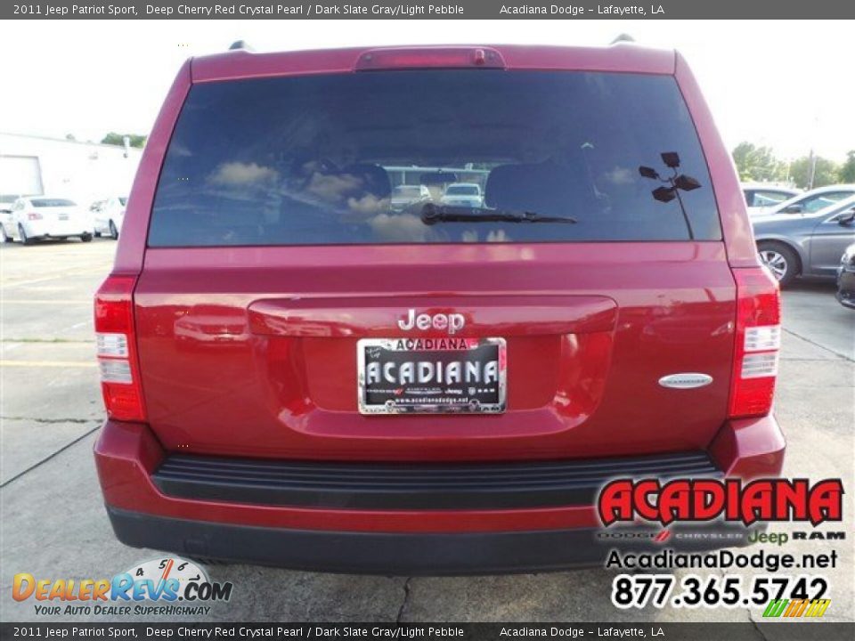 2011 Jeep Patriot Sport Deep Cherry Red Crystal Pearl / Dark Slate Gray/Light Pebble Photo #6