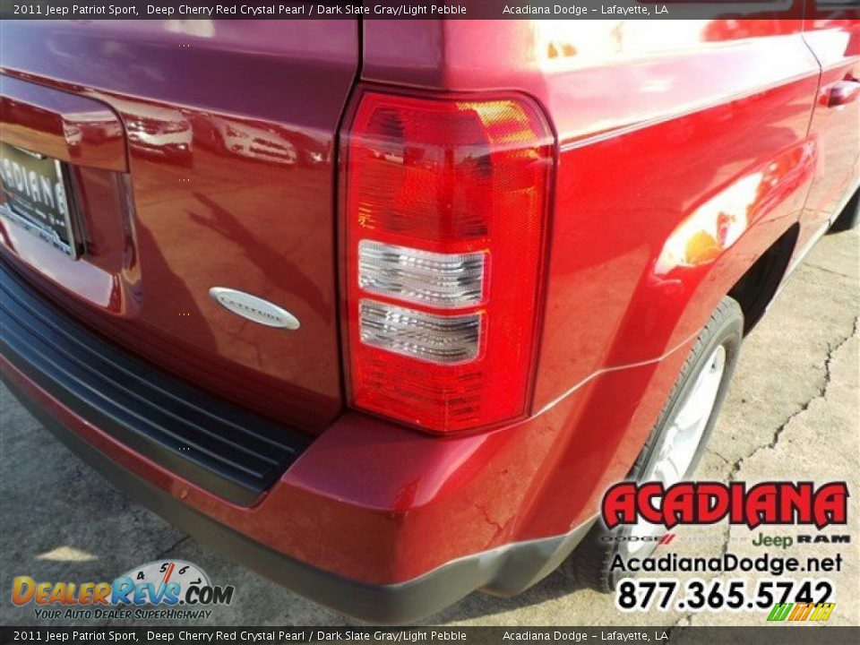2011 Jeep Patriot Sport Deep Cherry Red Crystal Pearl / Dark Slate Gray/Light Pebble Photo #9