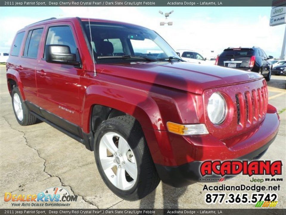 2011 Jeep Patriot Sport Deep Cherry Red Crystal Pearl / Dark Slate Gray/Light Pebble Photo #11