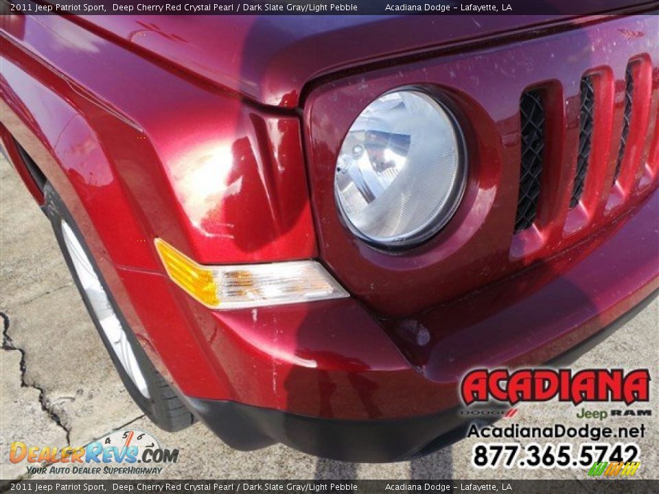 2011 Jeep Patriot Sport Deep Cherry Red Crystal Pearl / Dark Slate Gray/Light Pebble Photo #12