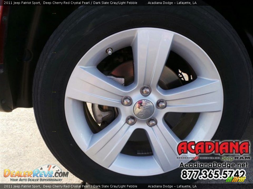 2011 Jeep Patriot Sport Deep Cherry Red Crystal Pearl / Dark Slate Gray/Light Pebble Photo #14