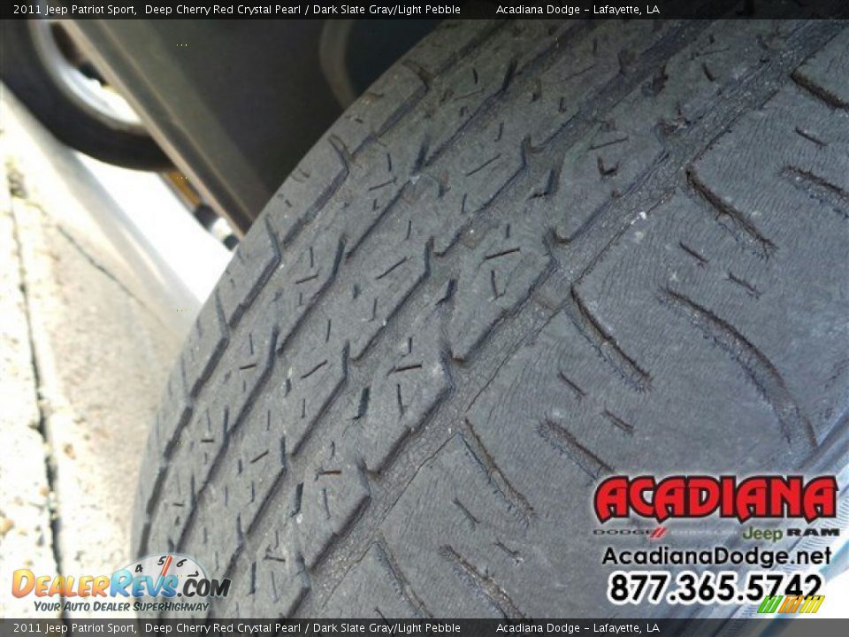 2011 Jeep Patriot Sport Deep Cherry Red Crystal Pearl / Dark Slate Gray/Light Pebble Photo #15