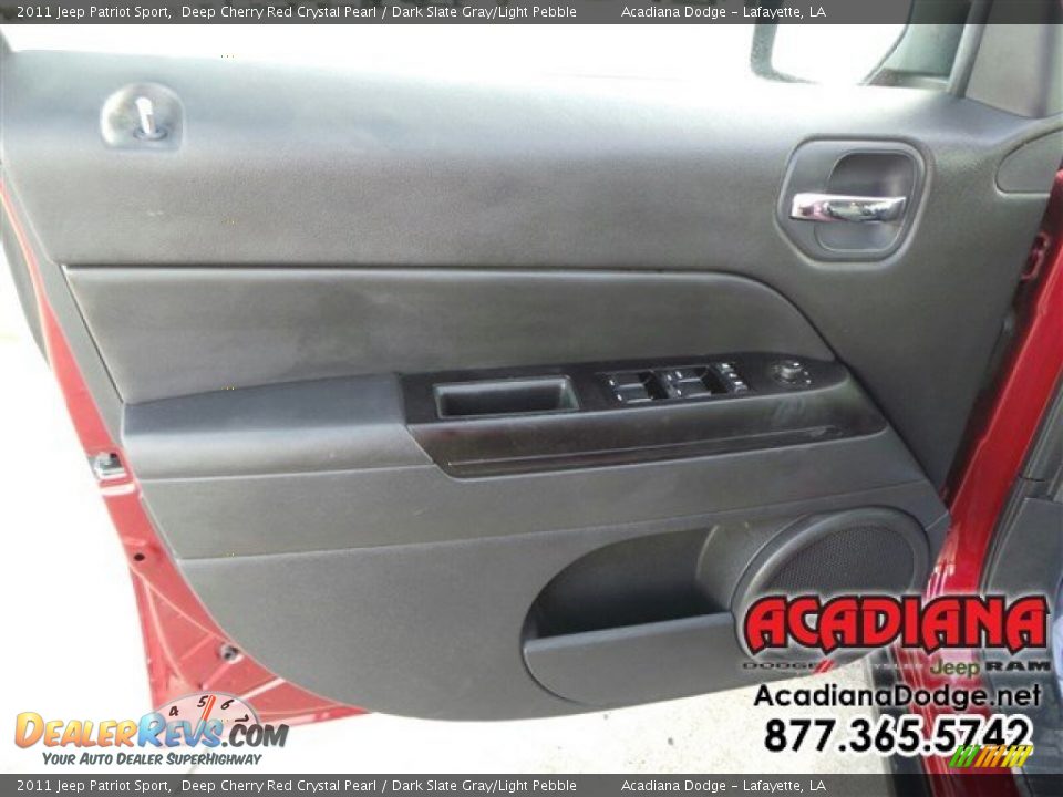 2011 Jeep Patriot Sport Deep Cherry Red Crystal Pearl / Dark Slate Gray/Light Pebble Photo #17