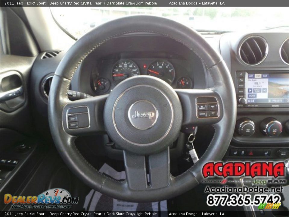 2011 Jeep Patriot Sport Deep Cherry Red Crystal Pearl / Dark Slate Gray/Light Pebble Photo #19