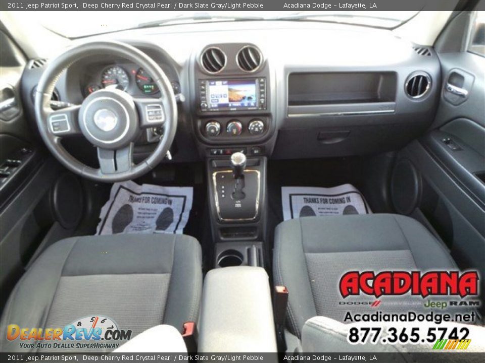 2011 Jeep Patriot Sport Deep Cherry Red Crystal Pearl / Dark Slate Gray/Light Pebble Photo #22