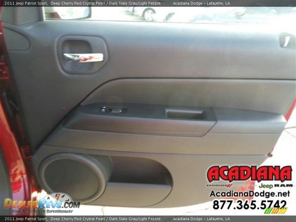 2011 Jeep Patriot Sport Deep Cherry Red Crystal Pearl / Dark Slate Gray/Light Pebble Photo #24