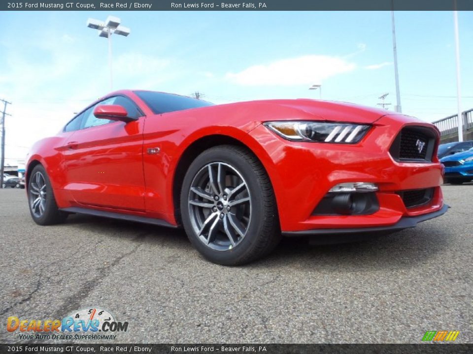2015 Ford Mustang GT Coupe Race Red / Ebony Photo #9